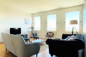 Vue Baie de Seine - Parking - Pont de Normandie