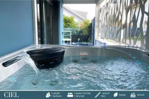Appart'hotels Cote Ouest : Garden Level One-Bedroom Apartment with Spa - Ciel