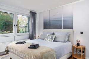 EDLER WOHNRAUM Noble Stadtoase mit Boxspringbett, Kaffeevollautomat, Lift & Parkplatz