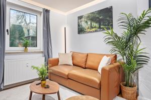 EDLER WOHNRAUM Noble Stadtoase mit Boxspringbett, Kaffeevollautomat, Lift & Parkplatz