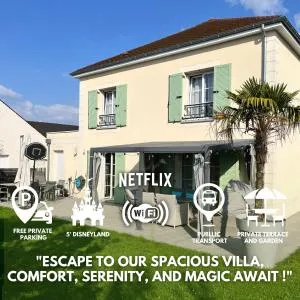 Villa Spacieuse - Paisible - Moderne- 5' Disneyland - 尚特洛普恩布里