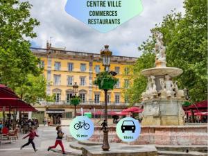 Maisons de vacances LE PlGEONNIER- Climatisation - Parking - Terrasse : photos des chambres