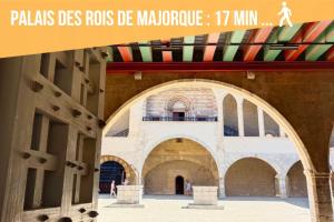 Appartements Le Cosy Perpignan Centre, 2 rooms 2 bathrooms, free WIFI, lift, central, renovated, spacious : Appartement 2 Chambres