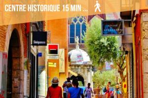 Appartements Le Cosy Perpignan Centre, 2 rooms 2 bathrooms, free WIFI, lift, central, renovated, spacious : photos des chambres