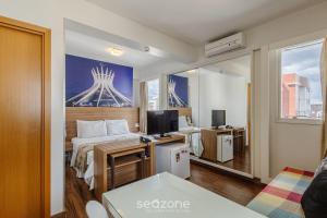 Estúdio c Piscina em Águas Claras SHT1701