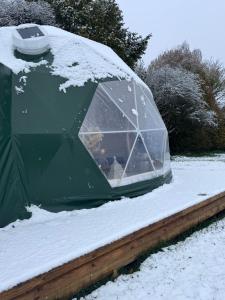 Star gazing Dome with log burner