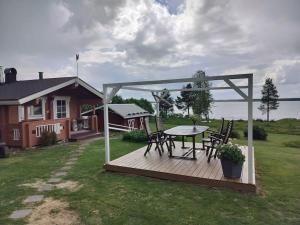 Hirsimökki harjulla