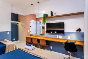 Estúdio com Banheira a 200m da Praia | NSC 836706