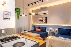 Estúdio com Banheira a 200m da Praia | NSC 836706