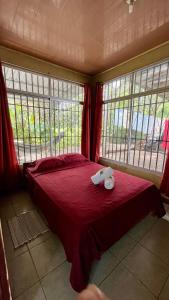 Blue House with Pool and Air-Conditioning