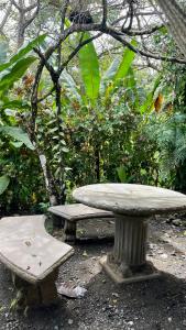 Blue House with Pool and Air-Conditioning