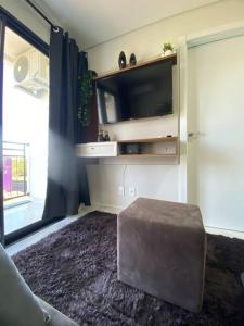 Stúdio de 1 Quarto, Wifi 500mb, Condominio com Elevador, 1 Vaga de Garagem, Cozinha Completa - Indicado para Grupos, Hospedes a Trabalho, Família e Pets