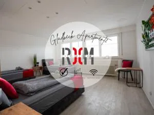 Serviceroom24 - Apartment 2 in Gladbeck WLAN - Smart-TV - 24-7 Check-in und Küche - Bottrop-Kirchhellen