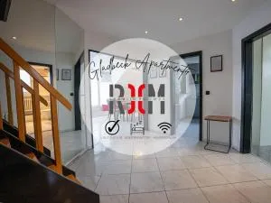 Serviceroom24 - Apartment 4 in Gladbeck WLAN - Smart-TV - 24-7 Check-in und Küche - Bottrop-Kirchhellen