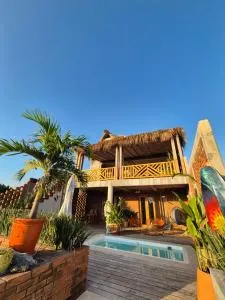 Casa Kava Puerto - Hermosa Villa a pasos del mar - Tlachicón