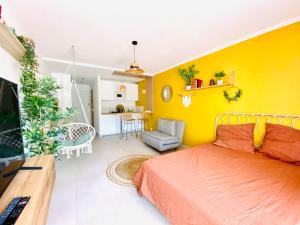 Studio Boho Clim Parking terrasse