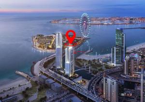 Luxurious Marina & Sea views 1BR near Blue Waters Dubai Marina By Maxx Value Homes