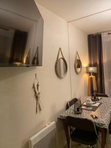 Studio avec vue sur les pistes
