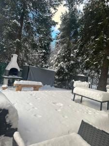 Chata przy skoczni z balią na wyłączność