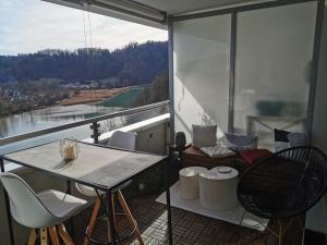 Beautiful view on the river Aare