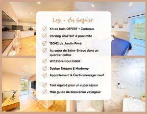 Appartements Le Saphir - Parking, Jardin Prive, Hyper-Centre & Calme : photos des chambres
