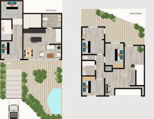Villas Maison Moderne avec Piscine : photos des chambres