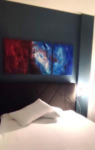 Ancient Rome Colosseum modern and bright apartment