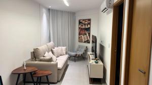 Apartamento quarto e sala a 260m da Praia