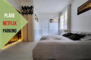 Paradise T2 port et plage à pied avec parking