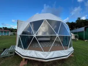 Spacious Dome Tent Glamping Camping Laie North Shore Oahu - Punaluu