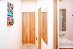 Top level studio with minifridge microwave and splash pool