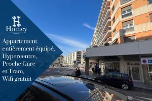 Appartements HOMEY VINTAGE - Hypercentre - Proche Gare et Tram - Terrasse privee - Wifi gratuit : photos des chambres