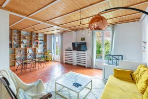 Villas Maison rustique a 11min de Paris, cadre chaleureux : photos des chambres