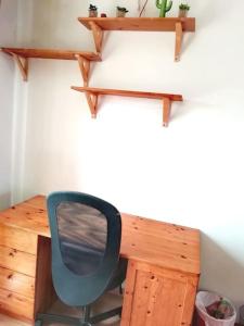 Habitación doble exterior en piso compartido