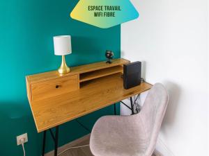 Le PicVert - Ideal couples & professionals - FREE Parking - 400m Hospital - 15min Train station & HISTORIC Center - Air conditionner - Calm & Cosy