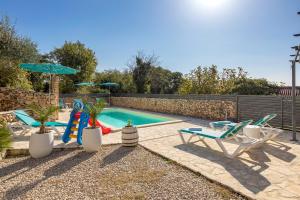 Villa ANNA-LENA with pool close to sandy beach
