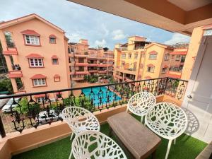 Pool view 1 BHK Near Calangute Beach