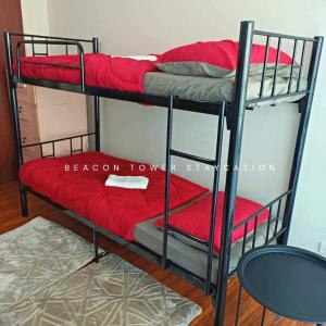 Family size Staycation in Makati with new years firework balcony view