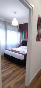 Ancient Rome Colosseum modern and bright apartment