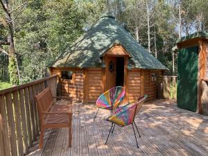 Tentes de luxe Les cabanes de la palombiere : photos des chambres