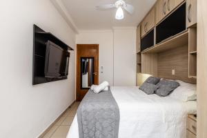 Resort-Beira-mar com piscina, ar-condicionado e 2 suítes