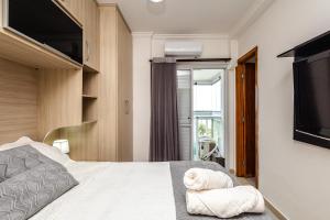 Resort-Beira-mar com piscina, ar-condicionado e 2 suítes