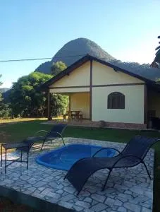 Chalé para temporada Encontro dos Rios - Sítio Santa Luzia - Nova Friburgo