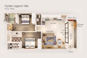 Oyster Lagoon Villa - Luxurious 2 Bed Apartment in Knysna