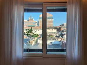 Gyedong byeolchae, Bukchon hanok village & Namsan tower city view Warm morning sunshine Tranquil Rest