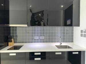 Sea view studio with private terrace & pool