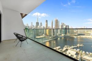 Opulent Lifestyle with Burj Khalifa and Canal View