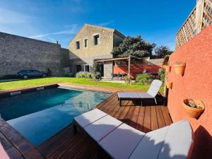 Villas Ancien chai renove avec piscine : photos des chambres