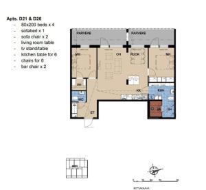 Brand New 2BDR with Private Sauna