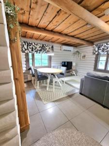 Tunnelmallinen hirsimökki - Levin Liitäjä